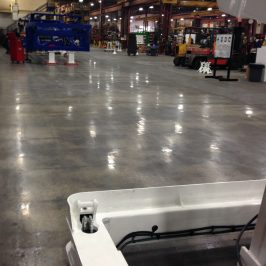 Air Pallets Manufacturers Use Polished Concrete Factory Floors