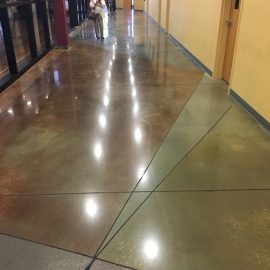 Better Than New – 3 year old mechanically polished concrete shines!